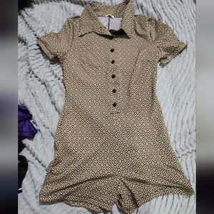 Geometric Patterned Romper